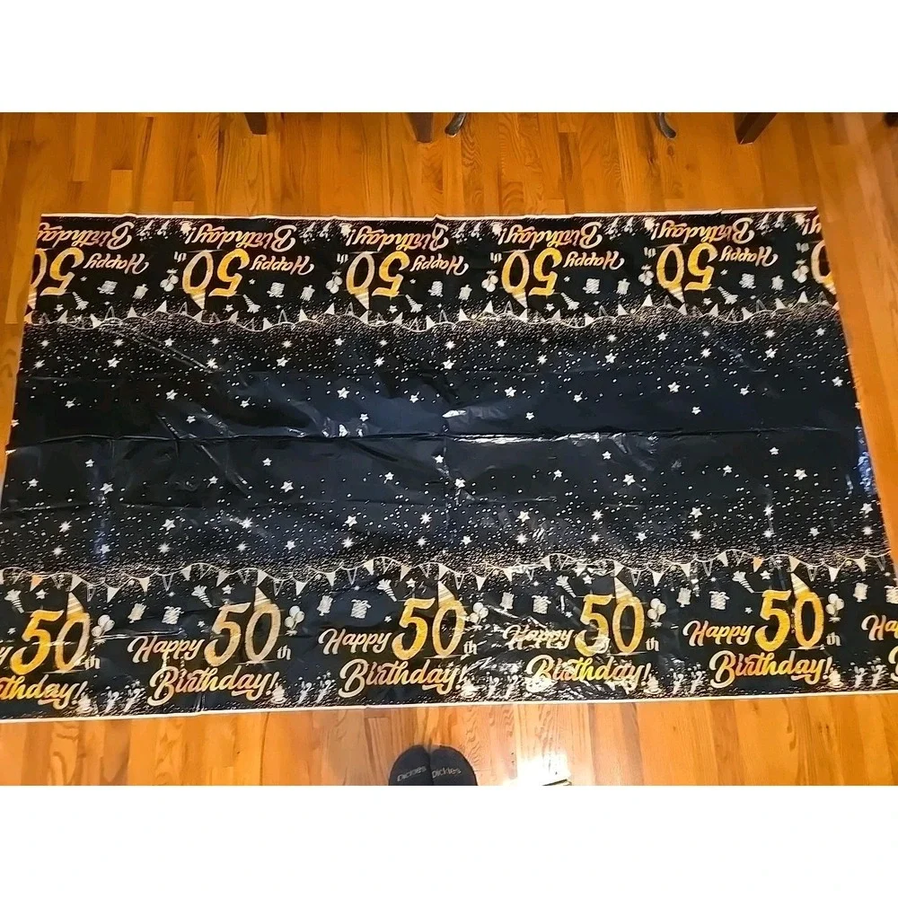 50Th Birthday Decorations Men Women Happy Decoration Banners Large Golden Balloo